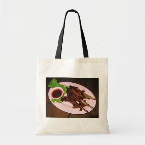 BBQ Duck Beaks  Thai Asian Street Food Tote Bag