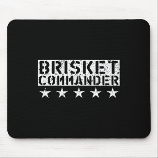 [bbq Dude] Brisket Commander Bbq Shirt  Mouse Pad
