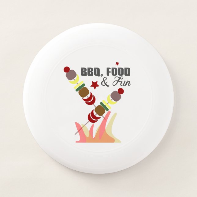 BBQ Father's Day Dad Grandpa Cookout    Wham-O Frisbee (Front)