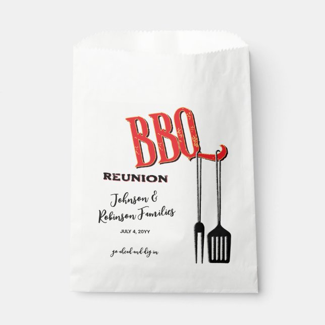 BBQ  FAVOR BAG (Front)