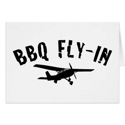 BBQ Fly-In Airplane (Front Horizontal)
