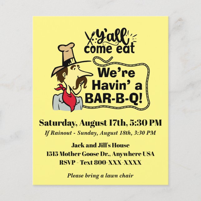 BBQ Flyer (Front)
