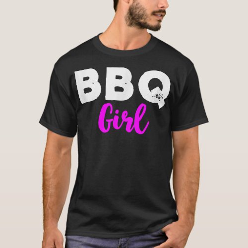 BBQ Girl Barbecue Barbeque Women  Cute T_Shirt
