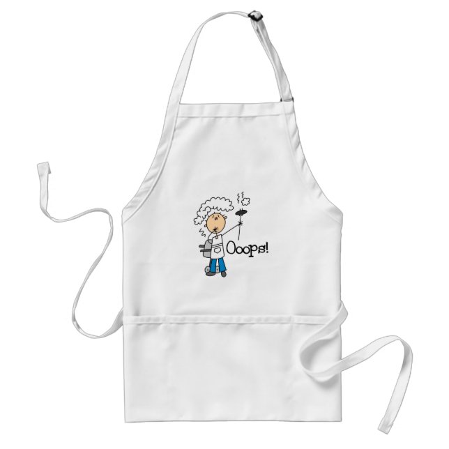 BBQ Gone Bad Adult Apron (Front)