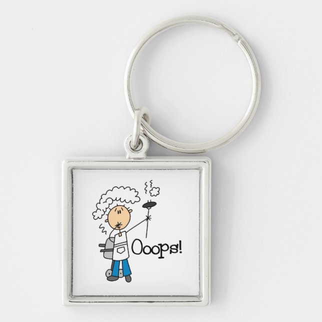 BBQ Gone Bad Keychain (Front)