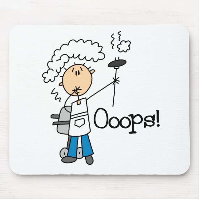 BBQ Gone Bad Mouse Pad (Front)