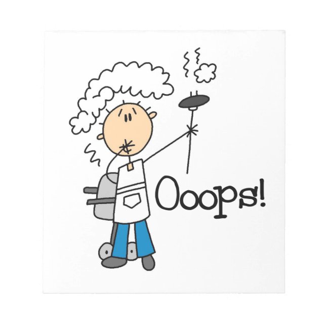 BBQ Gone Bad Notepad (Front)
