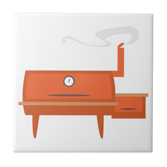 BBQ Grill Ceramic Tile (Front)