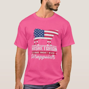 BBQ Grill Chef Brisketarian Master Griller Dad Fat T-Shirt