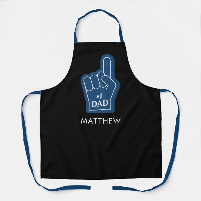 BBQ Grill Dad Keepsake Personalized Apron (Front)