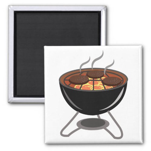 BBQ Grill Magnet