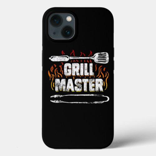 BBQ Grill Master Hoodie Barbecue Grilling Funny Fa iPhone 13 Case