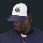 BBQ Grill Master Personalized Best Dad Father's   Trucker Hat<br><div class="desc">Funny BBQ Grill Master Personalized Barbecue Best</div>