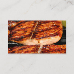 BBQ Grilled Smoked Meats Catering Business Card
