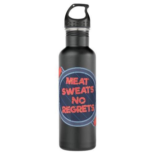 BBQ Grilling a Barbecue Grillmaster Stainless Steel Water Bottle