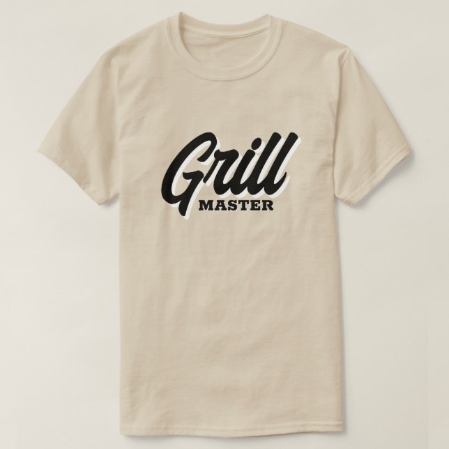 BBQ GrillMaster summer t-shirt for chef cook (Design Front)