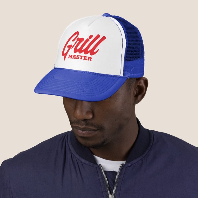 BBQ GrillMaster trucker hat for chef cook (In Situ)