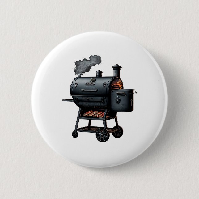 Bbq Grills Offset Smoker Byrbeque Grilling Meat Sm Button (Front)