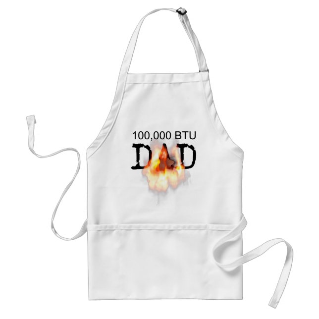 BBQ HOT Superdad 2013 SUPER DAD Adult Apron (Front)