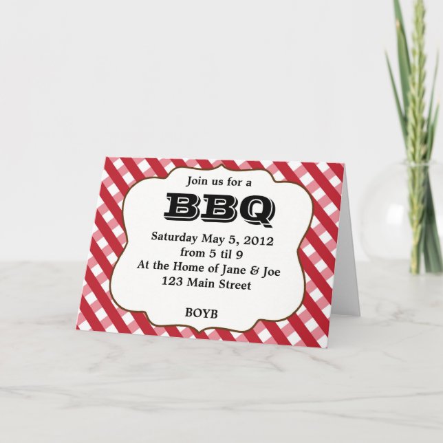 BBQ Invitation (Front)