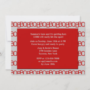 BBQ Invitation