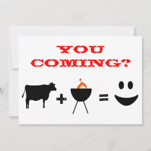 BBQ invitation