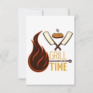 BBQ Invitation Card