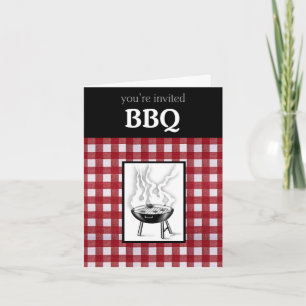 BBQ Invitation Card