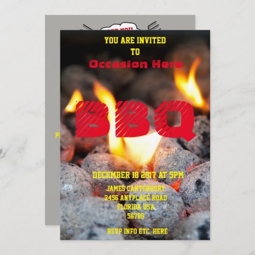 BBQ Invitation for Any Occasion _