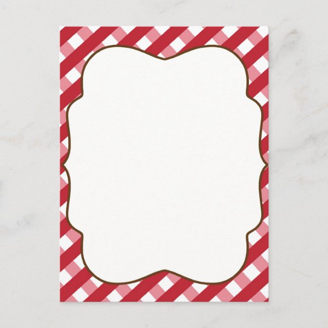 BBQ Invitation Postcard (Front)