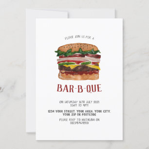 BBQ invite giant burger
