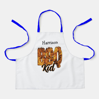 BBQ Kid Apron. Customizable. Barbecue lover.  Apron
