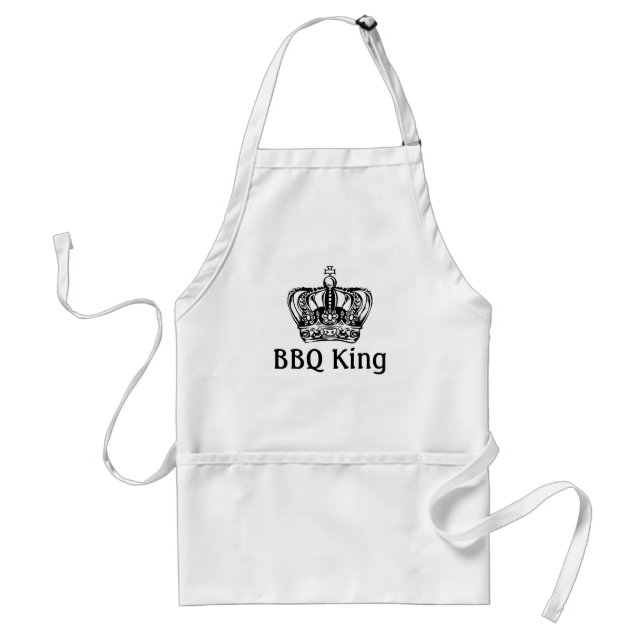 BBQ King Adult Apron (Front)