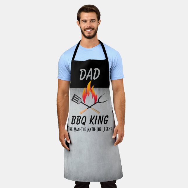 BBQ King Apron (Worn)