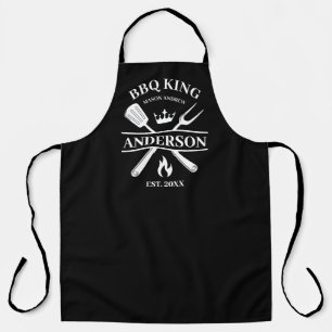 BBQ King Barbecue Personalized Apron