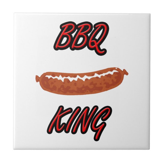 BBQ King Ceramic Tile (Front)