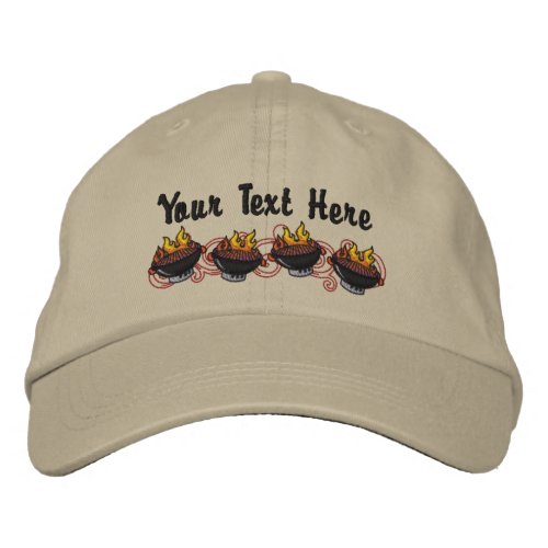 BBQ King _ Customize Embroidered Baseball Hat