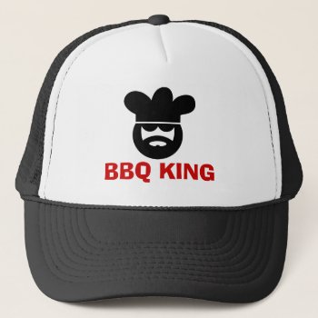 Bbq King Hat For Men by cookinggifts at Zazzle