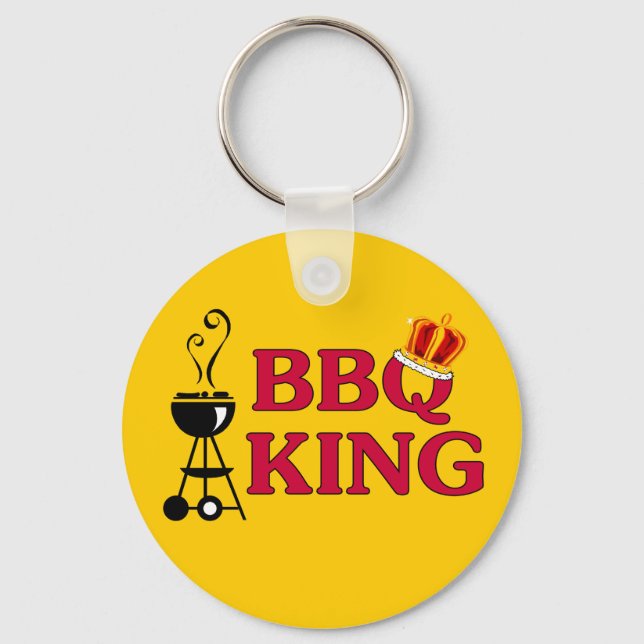 BBQ King Keychain (Front)