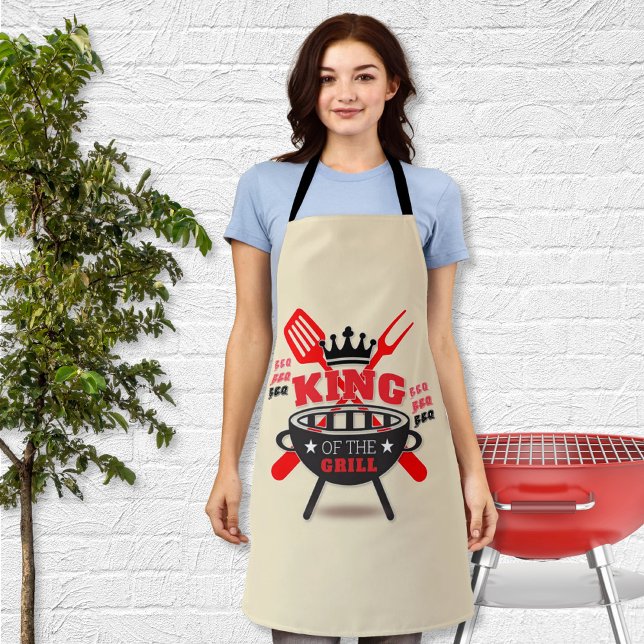 BBQ-King of the Grill Apron (Creator Uploaded)