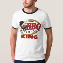 BBQ KING Tshirt for Dad; Fathers Day Gift