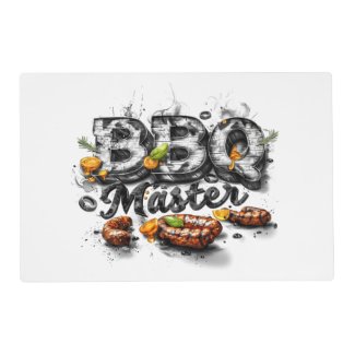  BBQ Master Laminated Placemat