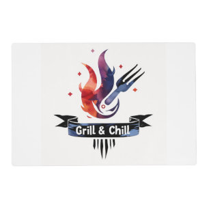  BBQ Master Laminated Placemat
