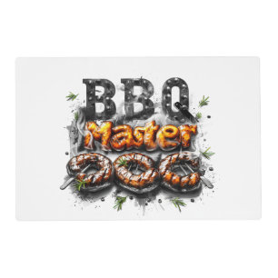 BBQ Master Laminated Placemat