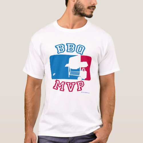 BBQ  MVP Fun Outdoor Cookout Grill Art T_Shirt