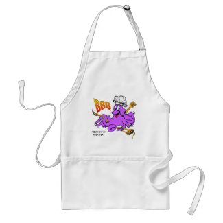 BBQ Octopus Adult Apron