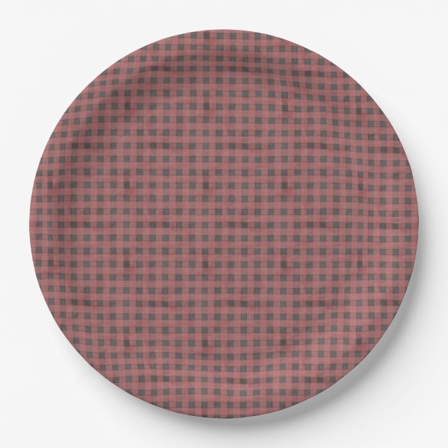 BBQ paper plates / 9" round (Front)