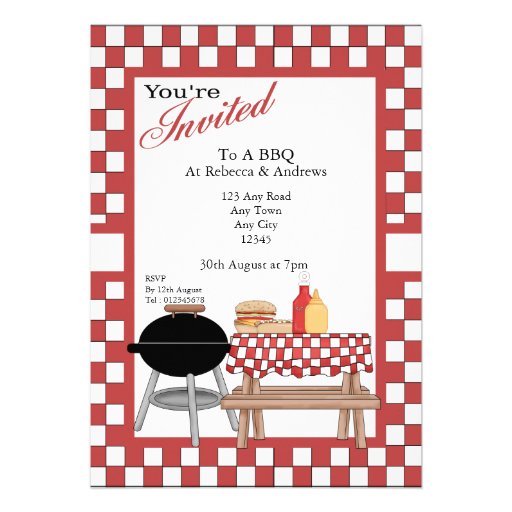 Unique Barbecue Invitations 10