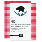 Gingham Barbecue Birthday Party Invitation | Zazzle.com