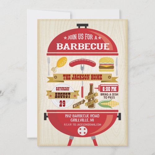 BBQ Party Invitation